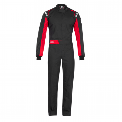 Sparco One (Non-FIA) Race Suit Black/Red