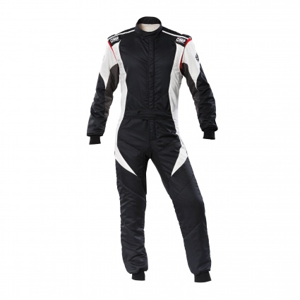 OMP First Evo my2020 Race Suit Black/White