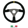 R-Tech 350mm Flat Suede Steering Wheel
