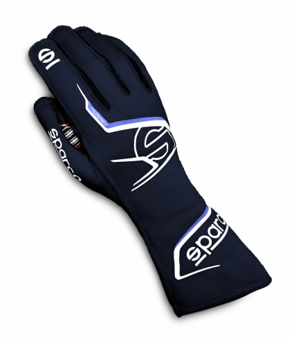 Sparco Arrow Race Gloves Blue Marine/White