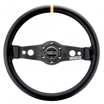 Sparco R215 Flat Leather Steering Wheel