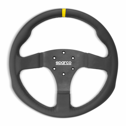 Sparco R330 Black Leather Steering wheel