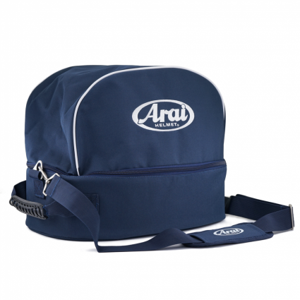 Arai Blue Helmet & Hans Bag