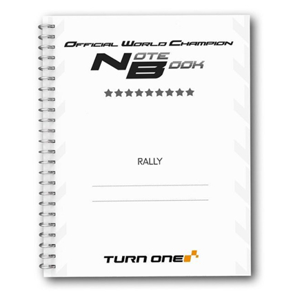 Turn One WRC Co-Drivers Pace Note Book