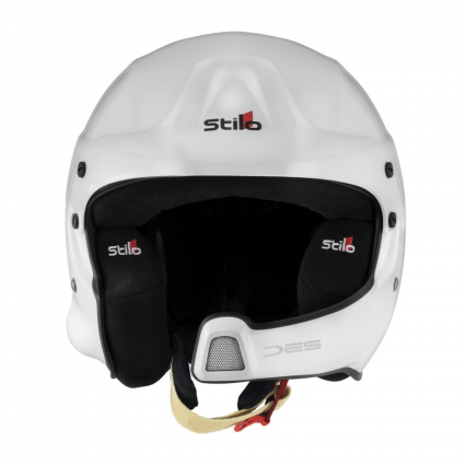Stilo WRC DES Rally Composite FHR Helmet SA2015 White/Black Inner