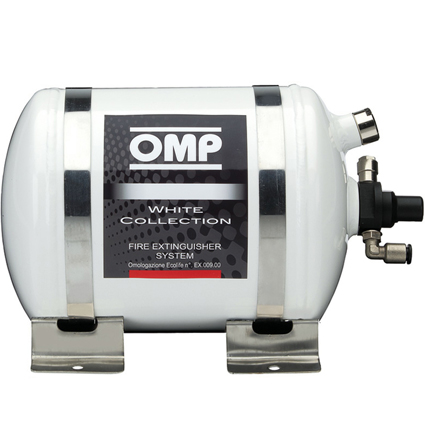 OMP White Collection Electrical Fire Extinguisher System 2.80 Litre