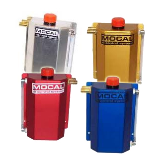 Anodised Red 1 Litre Mocal Race/Rally/Motorsport Alloy Oil Catch Tank 