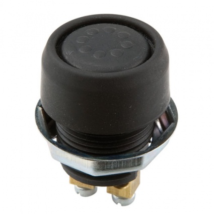 OMP Racing Exterior Push Button Switch 2 Pole - Water Resistant