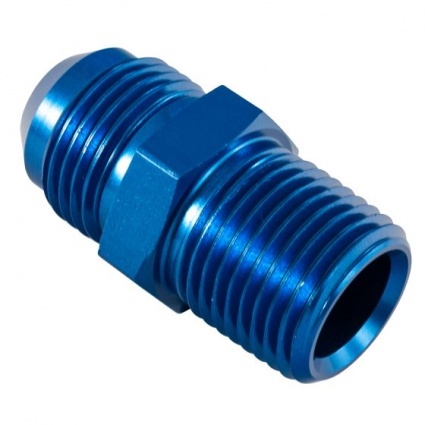 Aeroquip Aluminium Male/Male Unequal Adaptor JIC to NPTF