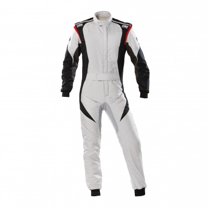 OMP First Evo my2020 Race Suit Silver/Black