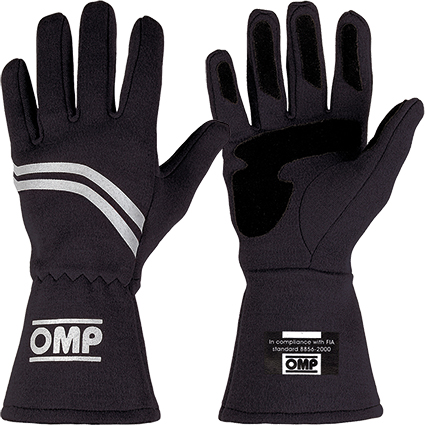 OMP Dijon Race Gloves Jet Black