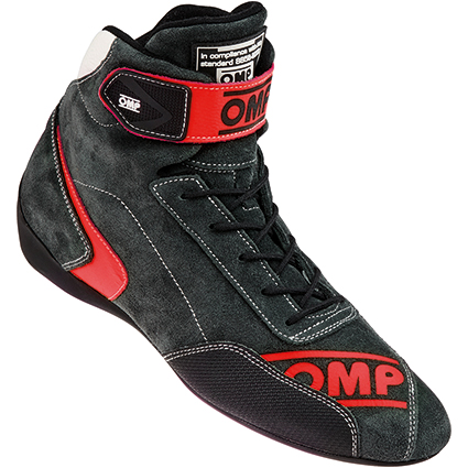 OMP First Evo Race Boots Anthracite/Red