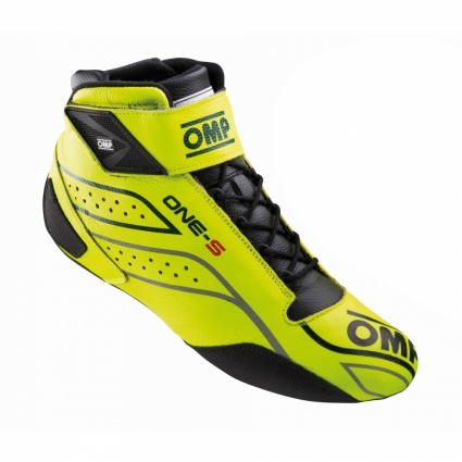 OMP One-S my2020 Race Boots Fluo Yellow