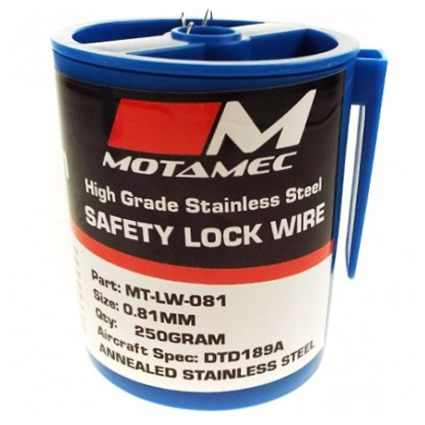 Motamec Stainless Steel Safety Lock Wire 0.81mm