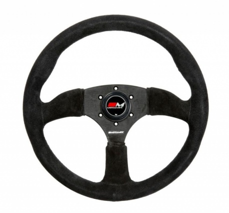 Motamec Semi Dish Steering Wheel 350mm - Black