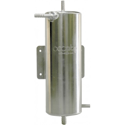 OBP 2ltr Alloy Bulkhead Mounted Swirl Pot