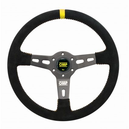 OMP RS Steering Wheel Black Suede
