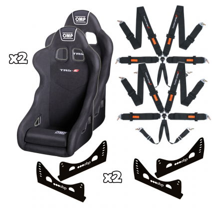 Clubman FIA Seat & 6 Point Harness Package