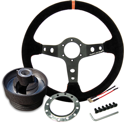 Turn One Rally Steering Wheel & Clio 182 Hub Kit