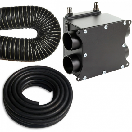 Rallynuts 3.5Kw 12v Micro Heater & Hose Package