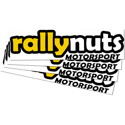 Rallynuts Large Self Adhesive Sticker 2 Pack