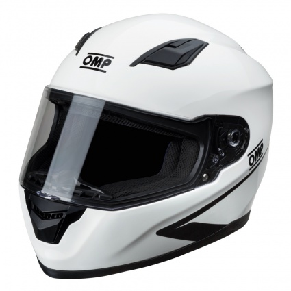 OMP Circuit Evo Full Face Helmet White