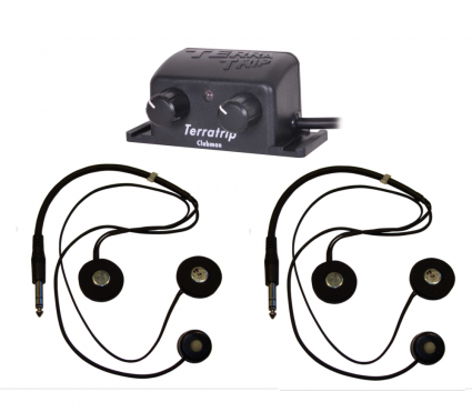 Terraphone Clubman Intercom Kit - 2 Professional Full Face Headsets