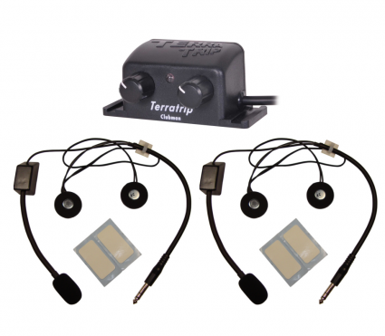 Terraphone Clubman Intercom Kit - 2 Pro Open Face Headsets