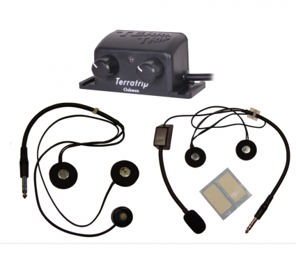 Terraphone Clubman Intercom Kit - 1 Open 1 Full Face Headset