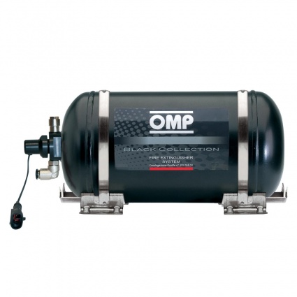 OMP Black Collection Electrical Fire Extinguisher System 4.25 Litre