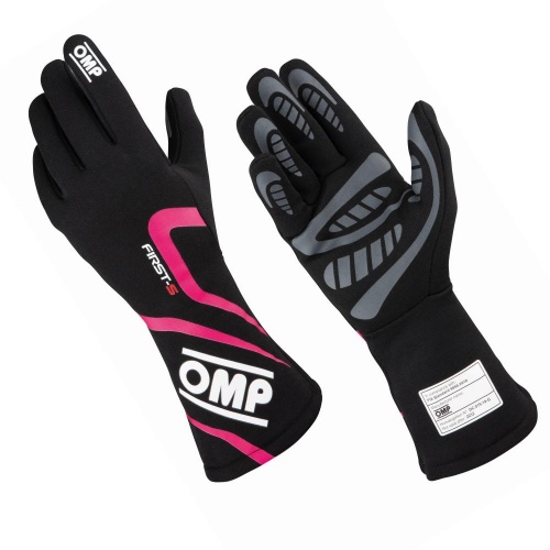 OMP First-S Gloves - Black/Fuschia