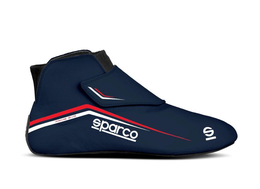 Sparco Prime Evo Race Boots - Navy/Red