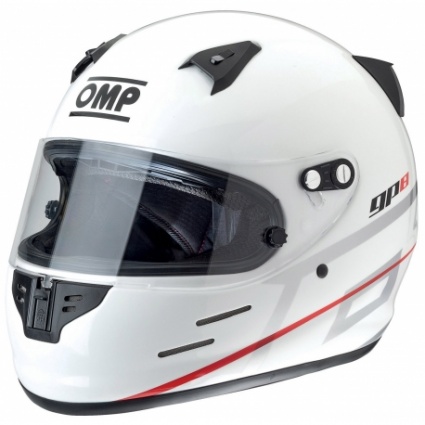 OMP GP8 Evo K Helmet White