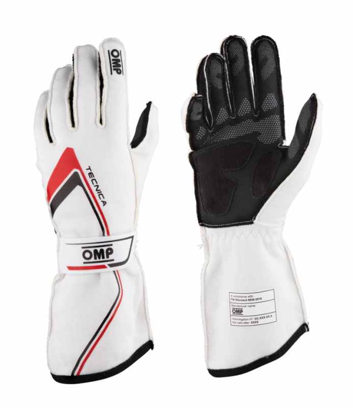 OMP Tecnica Gloves MY2021 White | Rallynuts