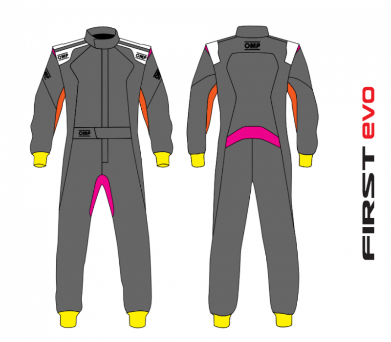 OMP First Evo Custom Race Suit | OMP IA01854 Racing Overalls | OMP 