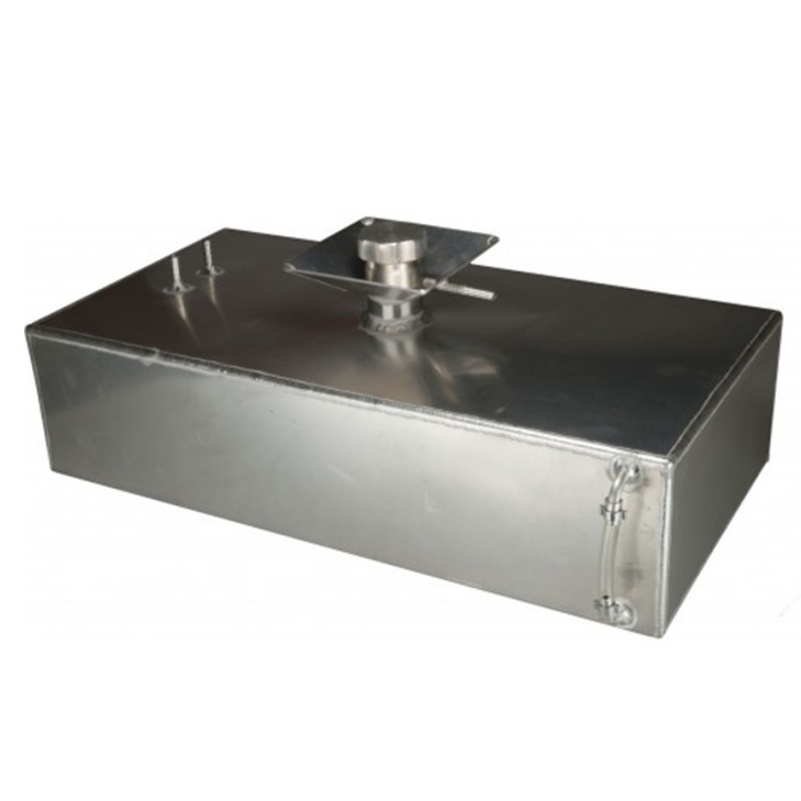OBP 8 Gallon Square Aluminium Foam Filled Fuel Tank with Splash Bowl