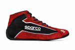 Sparco Slalom + Fabric and Suede Race Boots Red/Black
