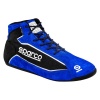 Sparco Slalom + Fabric and Suede Race Boots Blue/Black