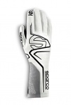 Sparco Lap Race Gloves - White/Black