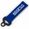 Sparco Leather Key Holder Blue