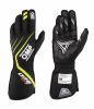 OMP One Evo X Gloves Black/Fluro Yellow