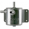 OBP 0.5 Litre Round Baffled Bulkhead Mounted Oil Catch Tank