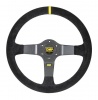 OMP 350 Carbon Steering Wheel Black Suede