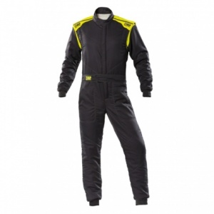 OMP First-S my2020 Race Suit Anthracite/Fluo Yellow