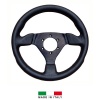 R-Tech 300mm Flat Leather Steering Wheel