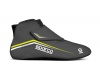 Sparco Prime Evo Race Boots - Grey/Yellow