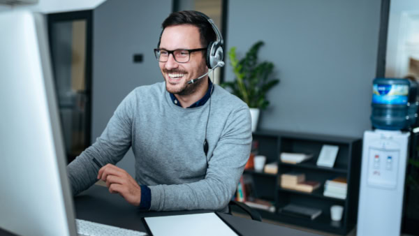 A friendly, professional; customer service representative