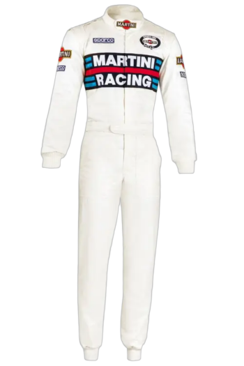 Sparco Martini Racing Competition Race Suit - White