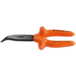 Facom VSE series 1,000 Volt insulated long semi-round nose pliers 195.20AVSE
