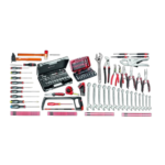 Facom 126-piece set of industrial maintenance tools - 5-compartment metal box 2050.M110-A